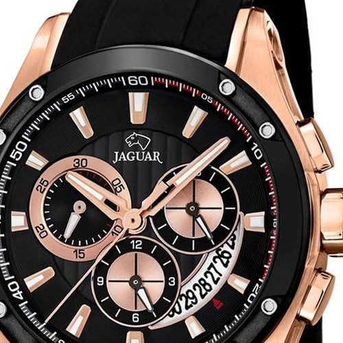 JAGUAR Orologio Analogico Uomo J691/2 - Quadrante Nero, Cinturino In Pelle, Datario, Fibbia Classica - 6