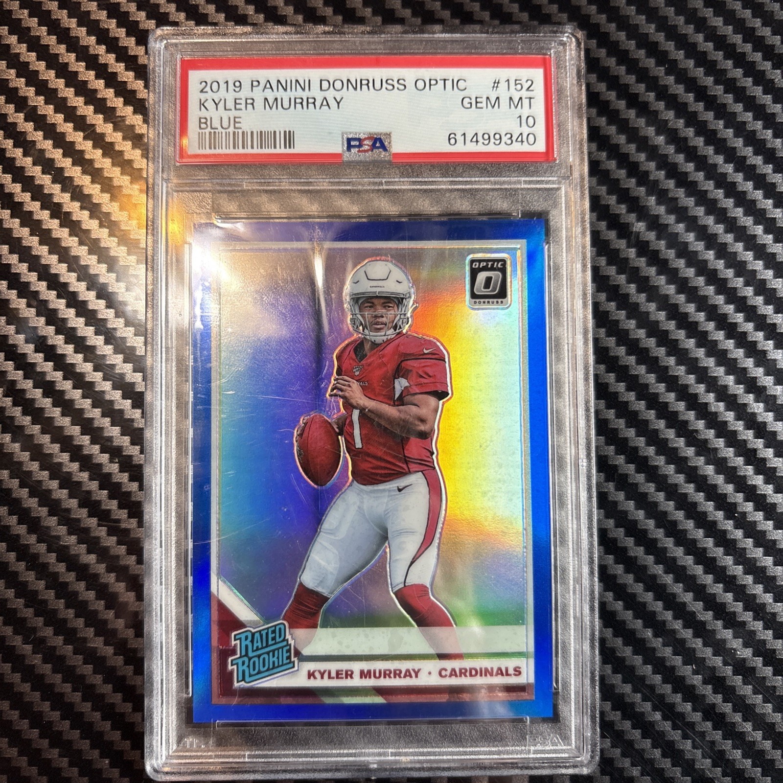 Kyler Murray Panini Donruss Optic #152 Blue