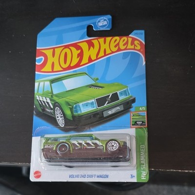 Hot Wheels 1:64 Volvo 240 Drift Wagon HW Slammed Green Diecast Car Unopened Box