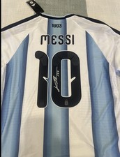 Lionel Messi Signed Argentina #10 Soccer Jersey - FIFA World Champions 2022