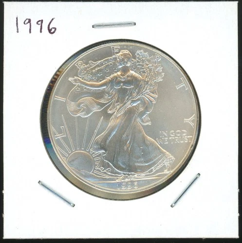 1996 1 Oz. .999 Pure American Silver Eagle *Low Mintage - Semi-Key Date!*
