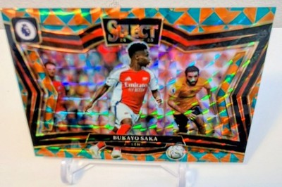 2024-25 Panini Select EPL. Bukayo Saka, Tesselation 4/15 field level