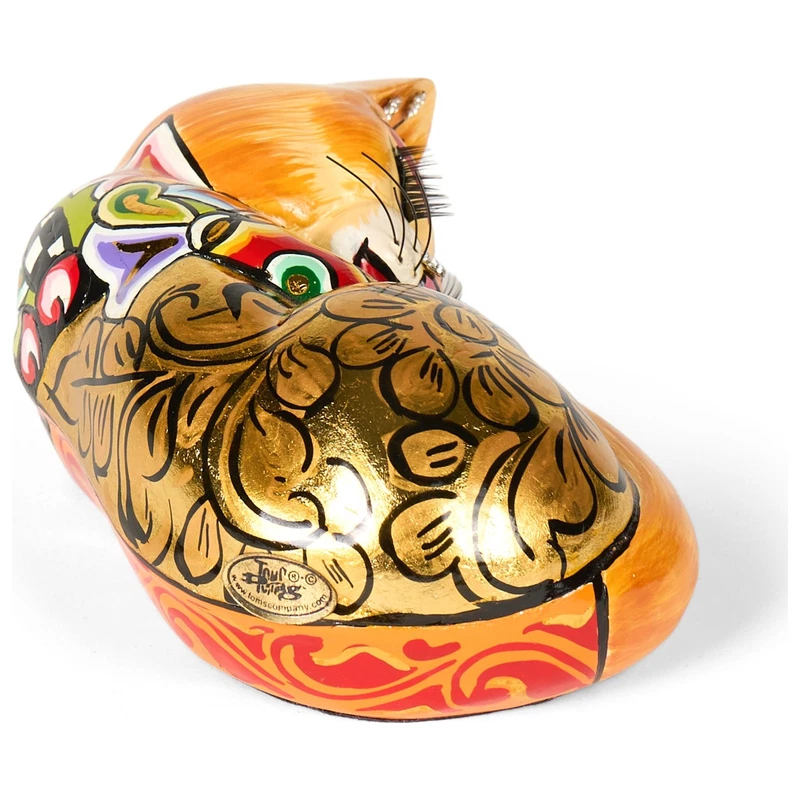 GATTO che Dorme Statua Scultura Tom's Drag 4370 Clementine S 15 cm Pop Art Gatta, fotografia 4 di 9