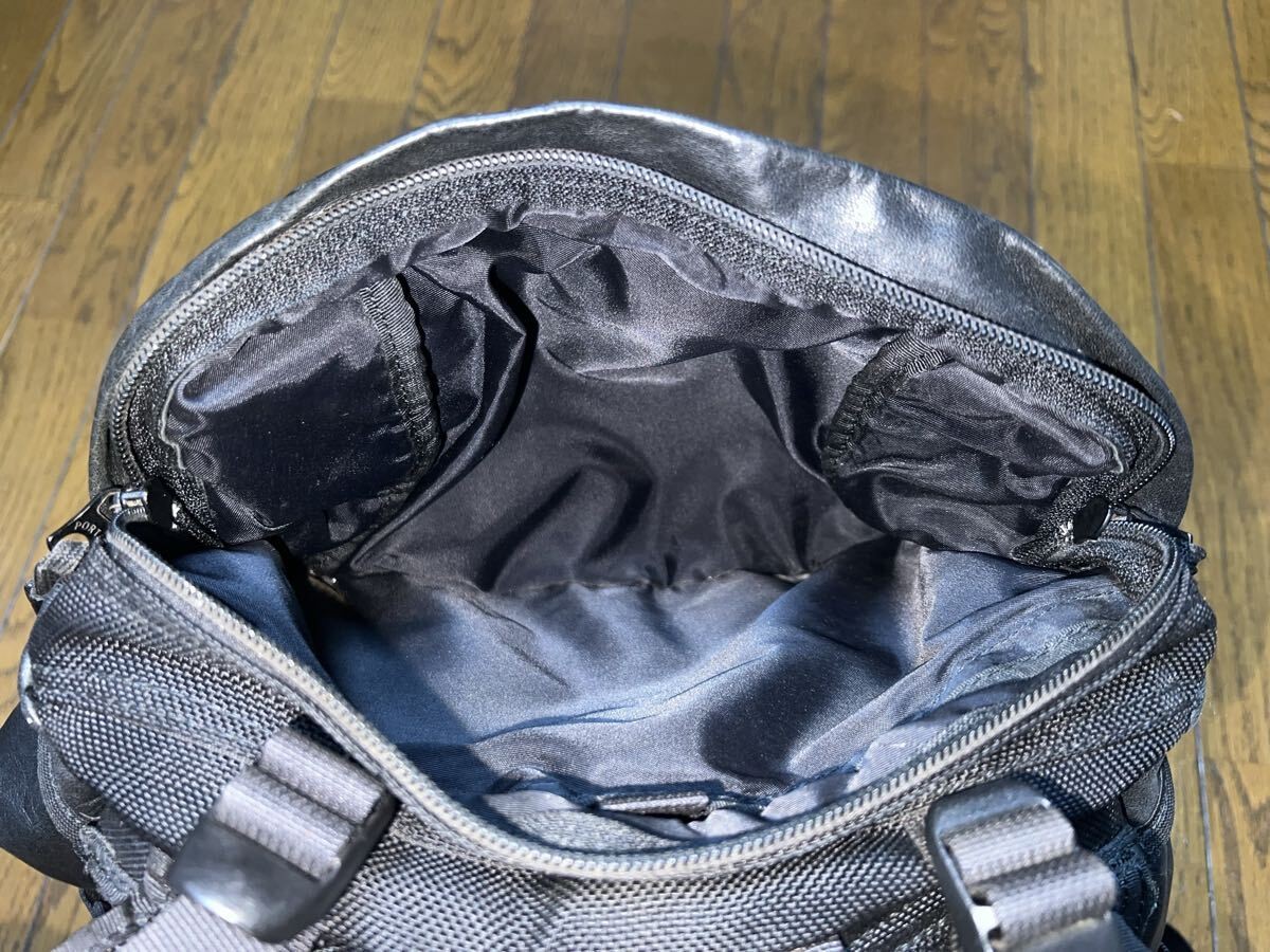 porter backpack progress leather black Backpack L… - image 8