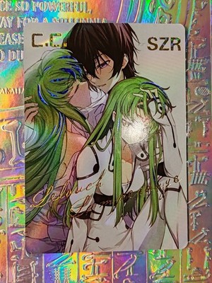 Karte Göttin Geschichte SZR Code Geass CC Kiss Kallen Nunnally Lelouch Milly Shirley