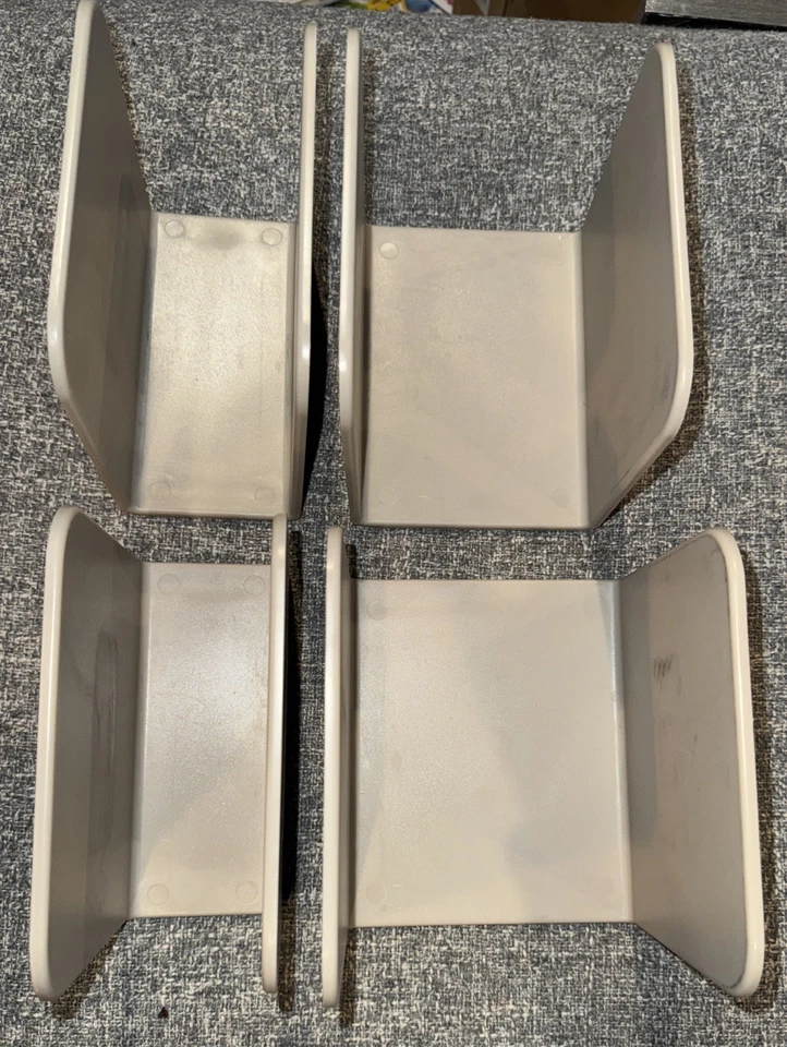 Juego de 4 organizadores de gabinete de cocina con soporte magnético para olla de alcaravea bronceado Foto 4 de 4