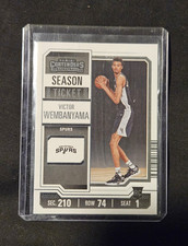 Panini 2023-24 Contenders Season Ticket Victor Wembanyama Spurs RC #11 Base