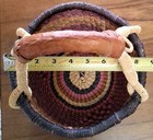 Authentic Handcrafted Bolga Woven 10.5" Basket w/Handle — photo 9