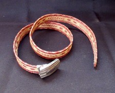 VINTAGE HORSE HAIR WOVEN BELT
