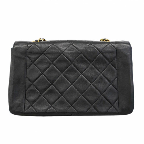 6dc2781 k CHANEL Shoulder Bag Matelass Chain Shoulder Lambskin Black Gold Hardwa - Picture 10 of 11