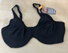 Bali Passion for Comfort Underwire Minimizer Bra DF3385 Size 36DD Black
