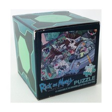 Cardinal Puzzle Rick and Morty Puzzle 300 Pieces VG/Mint