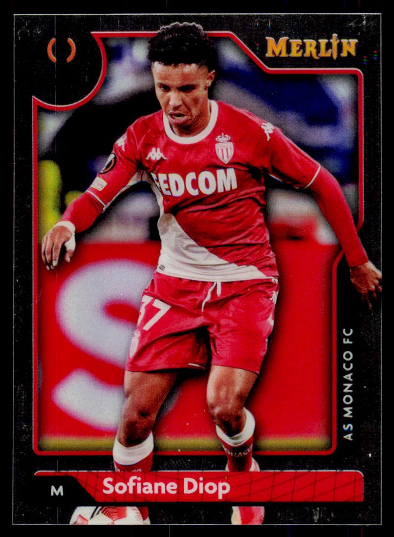 2021-22 Merlin Chrome UEFA Champions League Sofiane Diop 45 AS Monaco