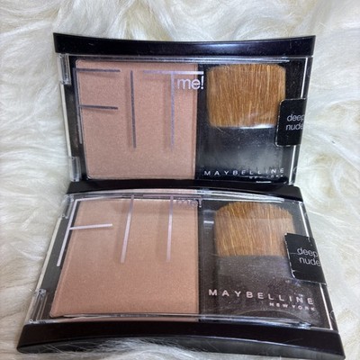 2x Maybelline Fit Me Blush Pressed Powder Cheek Color #308 DEEP NUDE. New
