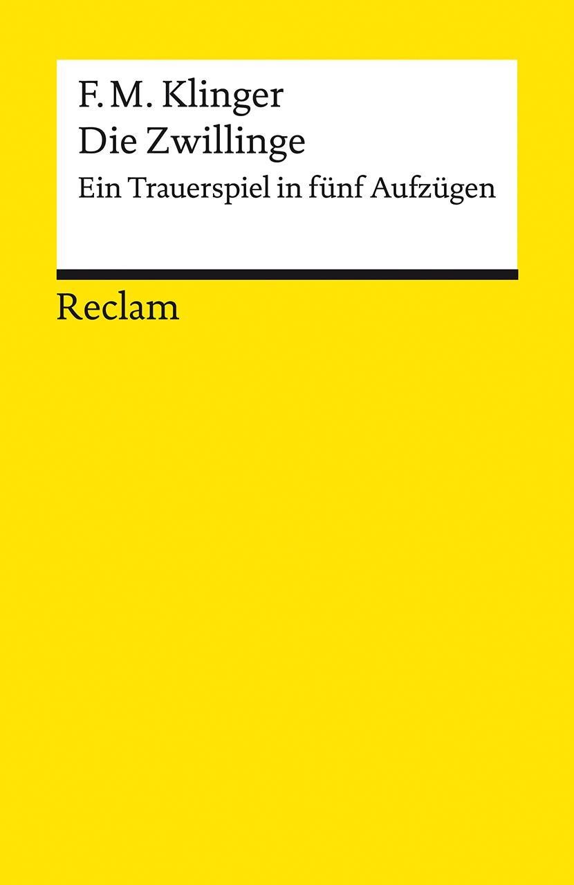 Die Zwillinge Friedrich Maximilian Klinger