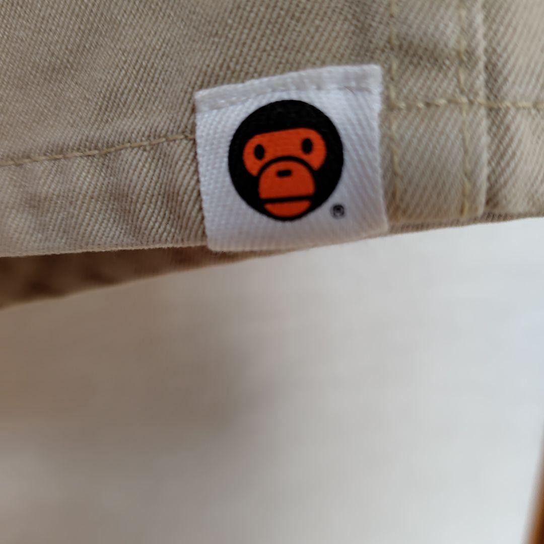 A Bathing Ape Baby Milo Cotton Chino Shorts Half Pants Beige M BA0226184 thumbnail 7
