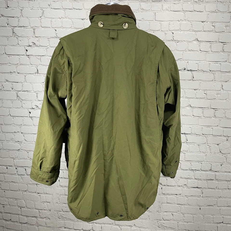 Abrigo de Colección Remington Verde Exterior Aislado Forrado Gore Tex Hecho en EE. UU. Talla Grande L Foto 2 de 4