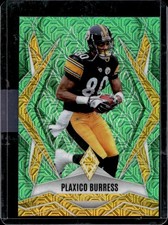 2025 Panini Phoenix Plaxico Burress Lime Green Mojo #/75 Steelers