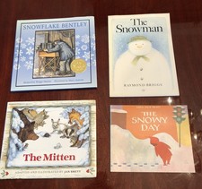 Snow Themed Children s Books/ Lot of 4 Books