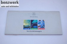 Mercedes Bordbuch Serviceheft Checkheft Serviceleistungen 2155844293