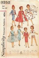 Pattern for 18" Miss Revlon Fashion Doll 3252