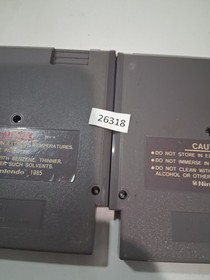 2 Nintendo games NES  Seicross + Rad Racer  wt12  26318