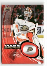 2022-23 Upper Deck Trilogy - Rookie Renditions Lukas Dostal #RR-21 Red /799 (RC)