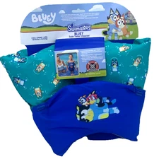 SwimWays Disney Bluey Children's  Swim Trainer Life Jacket 33-55 lbs  New W/Tags