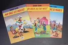 Lucky Luke Lot 3 volumes PUB pour ESSO Ed. Lucky Productions 1995 TBE