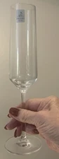 2-Schott Zwiesel Tritan Champagne Flutes. 10” Tall EUC! Classy! 2 Sets Available