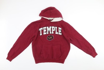 Stadium Athletics Herren Red Temple Pullover Hoodie Gr. S