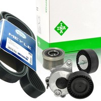 Meyle 7PK1104 Keilrippenriemen-Satz + Freilauf FüR E81 E82 E87 E91