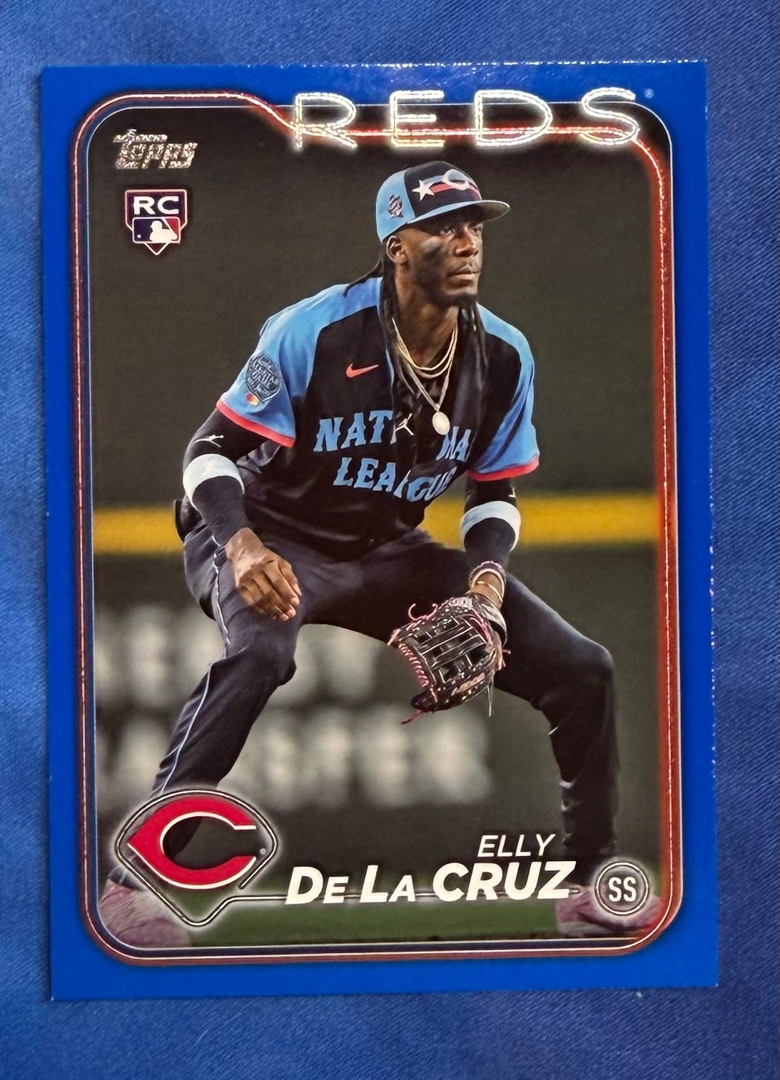 2024 Topps Update 2024 All-Star Game Blue Elly De La Cruz #ASG-44 Rookie RC