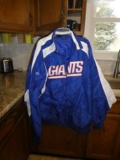 New York Giants NFL Team Apparel zipper lightweight jacket-new w/tags size 4xl