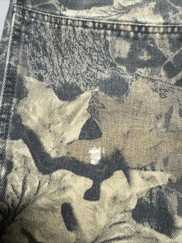 Y2K 90s Vintage Wrangler Mossy Oak Break Up Camo Double Knee Pants 40x30 - Picture 5 of 16