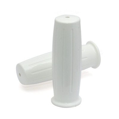 Bronson Style Griffe weiß 25,4 mm für Harley und Chopper 1'' Grips white