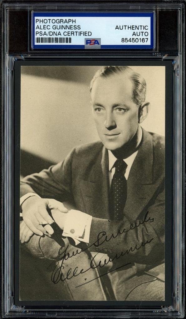 ALEC GUINNESS signed photo | "Star Wars" actor - autograph PSA/DNA certified