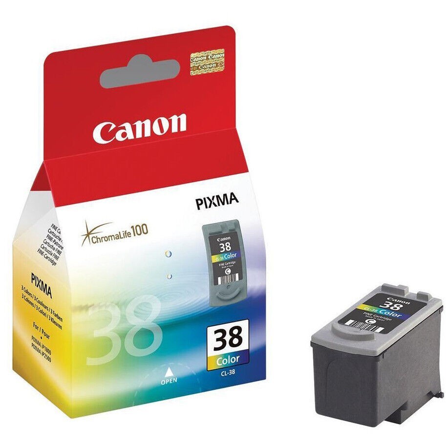 Genuine Original Canon CL-38 Colour Ink Cartridge MX310 MX300 MP470 2146B001 140
