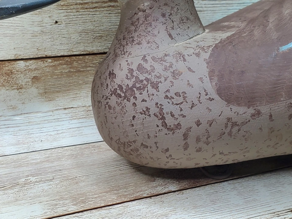 Señuelo de pato de madera firmado por R. Madison Mitchell 1975/12,5"  Foto 4 de 4