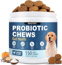Probiotics for Dogs, Dog Probiotics Chews for Digestive Health  Gut Health