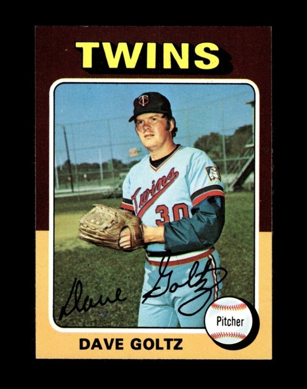 1975 Topps Set-Break #419 Dave Goltz NM-MT OR BETTER *GMCARDS*