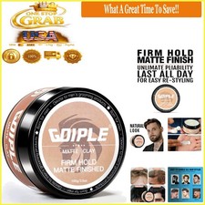 Men s Hair Styling Clay 100g Matte Finish Water-Based Pomade All Hair Types