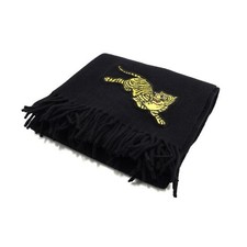 Kenzo Écharpe Jumping Tiger en laine Noire aa54158 152317411