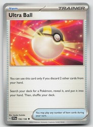 Ultra Ball 196/198 Scarlet & Violet Base Set Uncommon