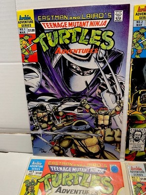 Teenage Mutant Ninja Turtles Adventures LOT #1 And #2, 5, 7 Archie
