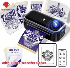 Phomemo TP31 Tattoo Printer Thermal Stencil Copier Drawing Machine with 30xPaper