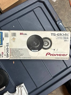 Pioneer TS-G1045 4  2-Way Car Speakers Pair 80W Max OEM Box Included