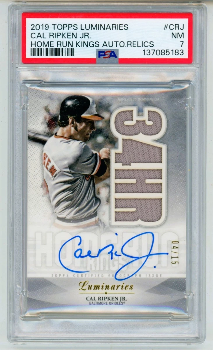 Topps Baseball Cal Ripken, Jr. Autographed Sports Trading Cards