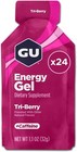 GU ENERGY Original Sports Nutrition Energy Gel, Tri Berry, 24-Count