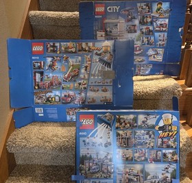 BOXES ONLY!  3 Lego City Series - 4440, 60110, 60204